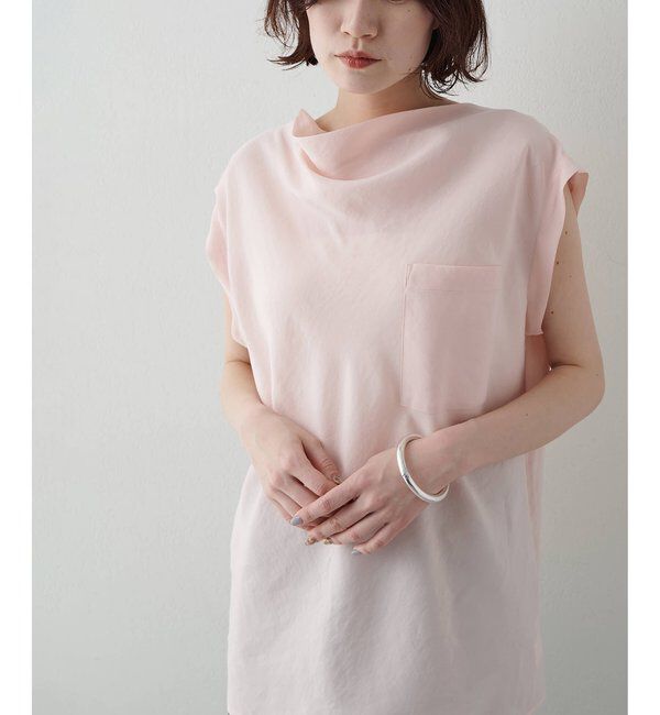 「ドレープノースリーブブラウス」|シャツ・ブラウス|
