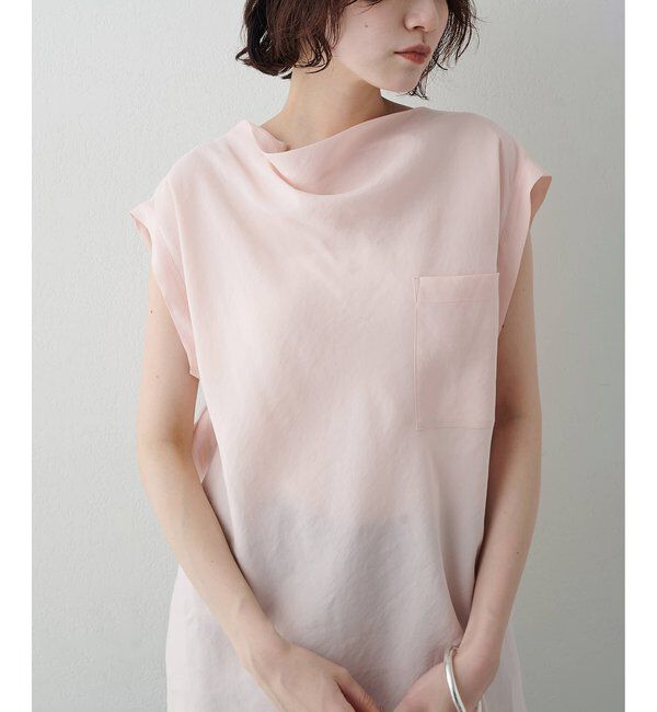  「ドレープノースリーブブラウス」|シャツ・ブラウス|