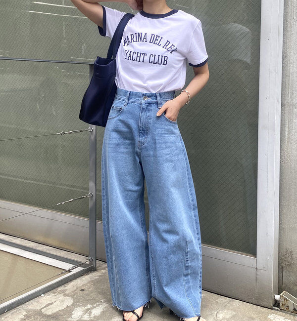  「【累計販売2.４万本】ブルージュデニム」|デニム|