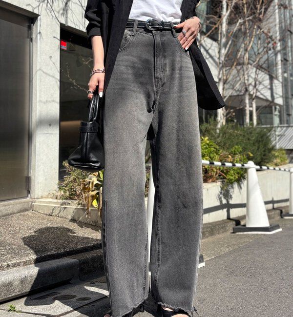  「【累計販売2.４万本】ブルージュデニム」|デニム|ブラック