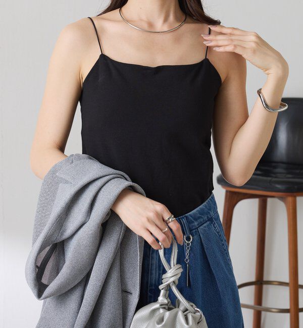  「カップ付きキャミソール」|Tシャツ・カットソー|