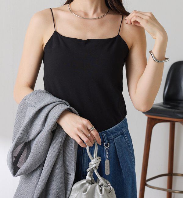 「カップ付きキャミソール」|Tシャツ・カットソー|