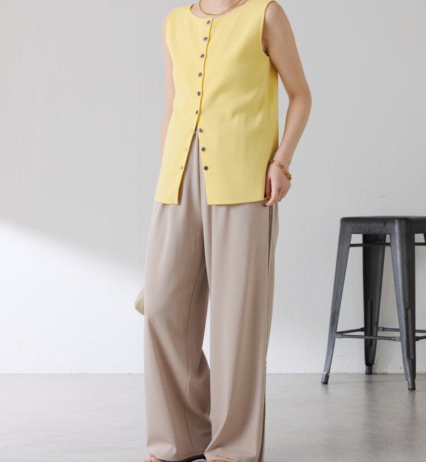  「【接触冷感/ストレッチ】イージースラックスパンツ」|チノ|