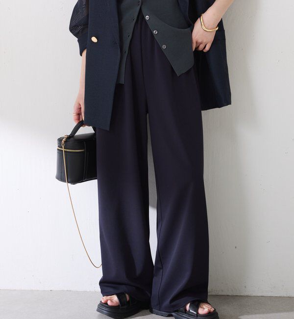  「【接触冷感/ストレッチ】イージースラックスパンツ」|チノ|