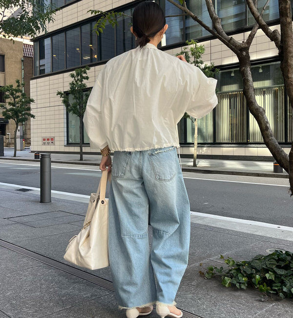  「【ベストセラーアイテム】ダメージカーブデニム」|デニム|