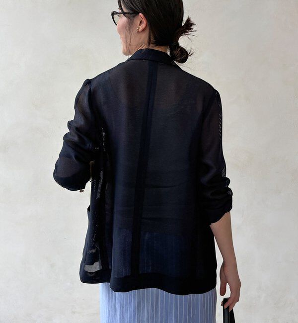  「メッシュダブルジャケット」|テーラードジャケット|