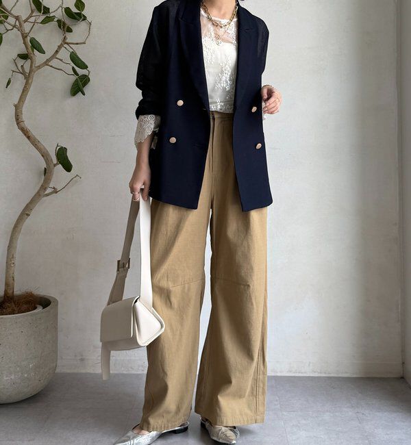  「メッシュダブルジャケット」|テーラードジャケット|