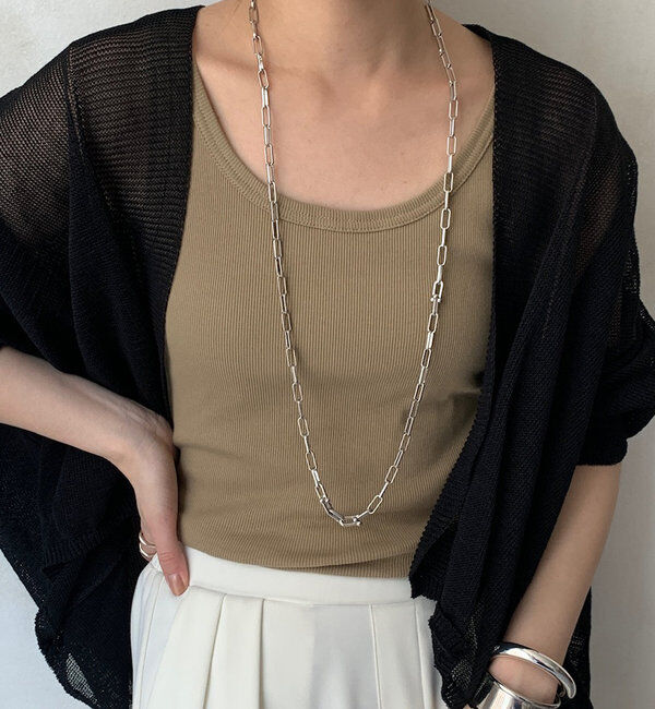  「デザインチェーン2WAYネックレス」|ネックレス|