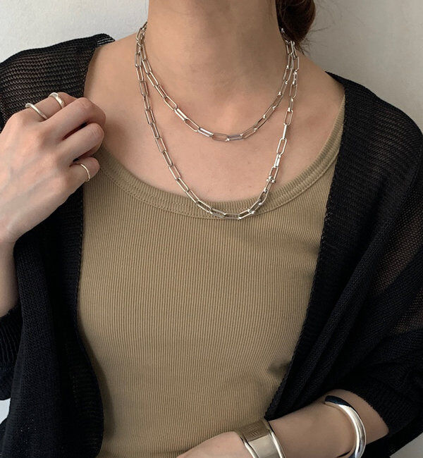  「デザインチェーン2WAYネックレス」|ネックレス|