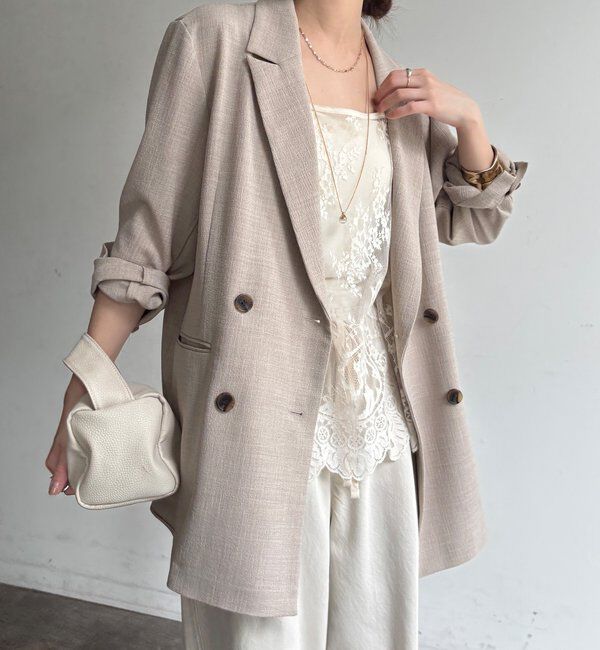  「【新色追加】スカラレースキャミ」|シャツ・ブラウス|