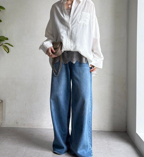  「【新色追加】スカラレースキャミ」|シャツ・ブラウス|