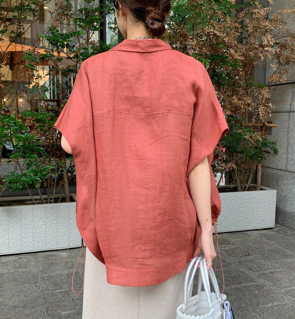  「リネンドロストフレンチシャツ」|シャツ・ブラウス|