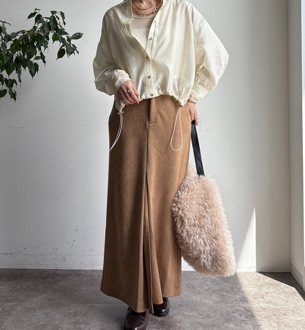  「襟付シアースピンドルブラウス」|シャツ・ブラウス|