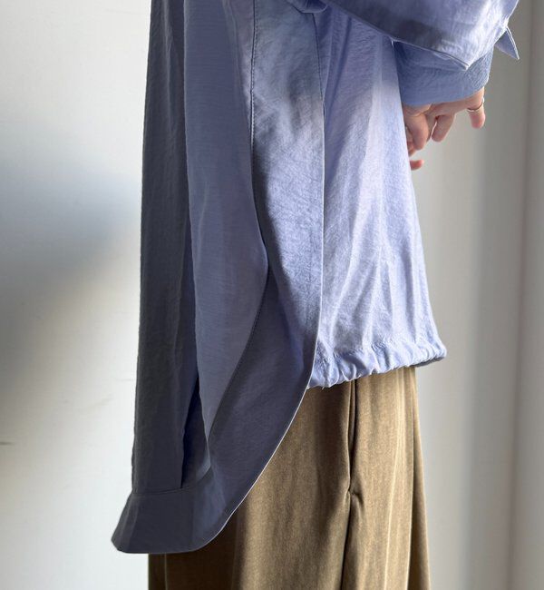  「襟付シアースピンドルブラウス」|シャツ・ブラウス|