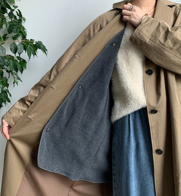  「ライナー付ロングトレンチコート」|その他|