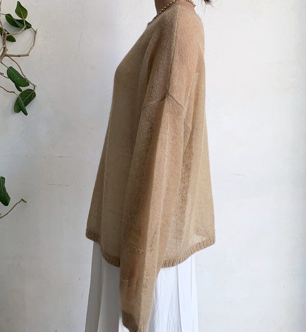  「シアーモヘヤプルオーバー」|ニット・セーター|