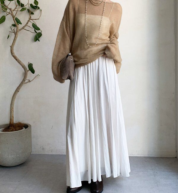  「シアーモヘヤプルオーバー」|ニット・セーター|