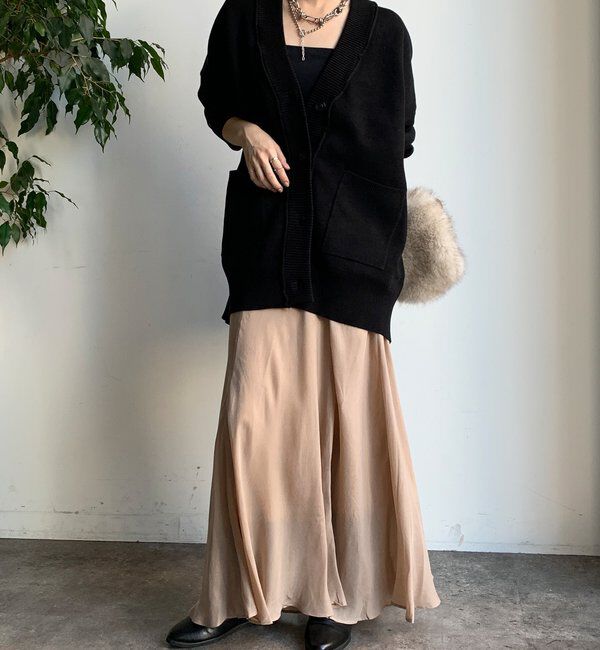  「マシーンウォッシャブルニットカーディガン」|カーディガン|