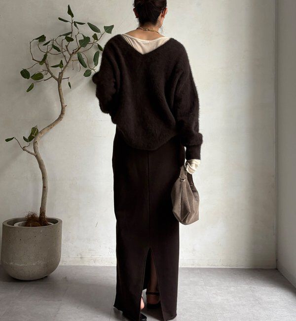  「ファーカシミヤプルオーバー」|ニット・セーター|