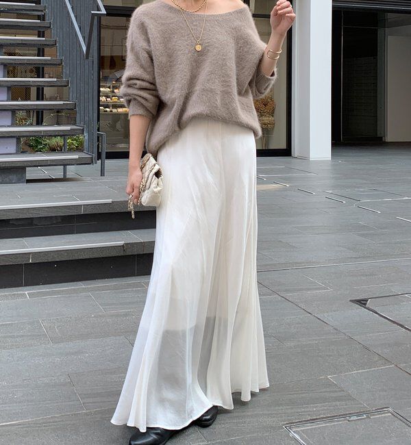  「ファーカシミヤプルオーバー」|ニット・セーター|