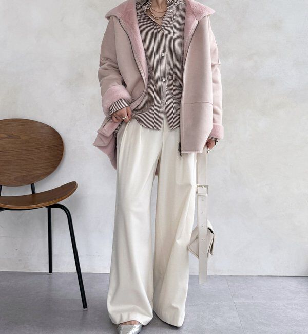  「リバーシブルフェイクムートンコート」|その他|