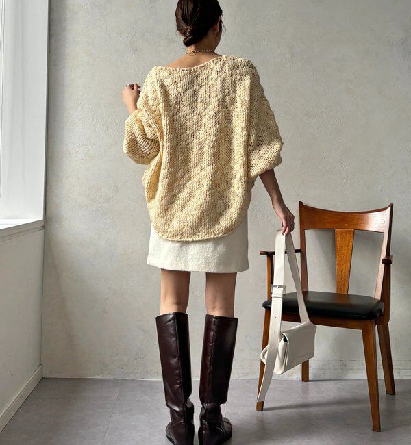  「ブークレーウールミニスカート」|スカート|