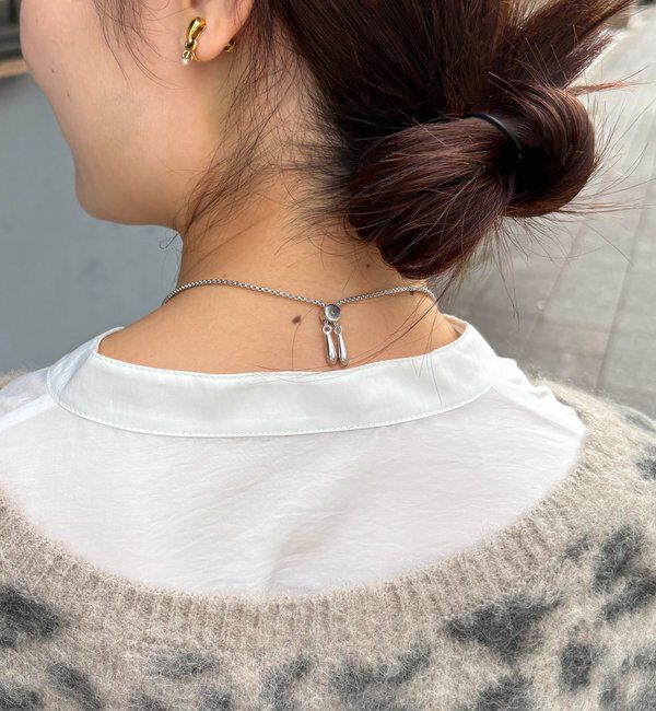  「デザインチェーンスライドネックレス」|ネックレス|