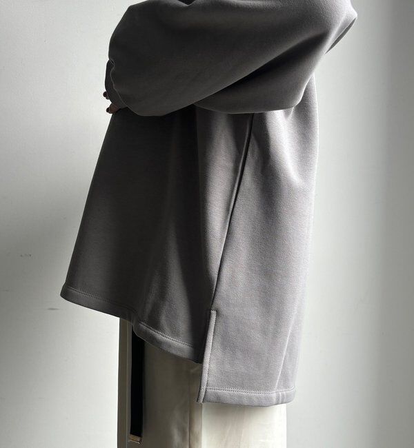  「前後ロゴプリント裏起毛プルオーバー」|Tシャツ・カットソー|