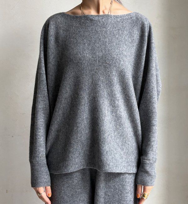  「メリノウール100%ボートネック」|ニット・セーター|