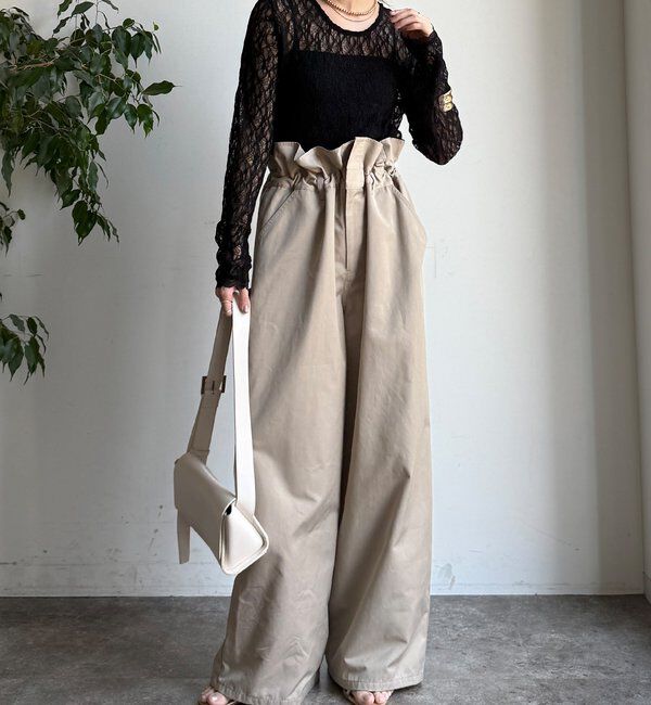  「【WEB限定】レースサイドタックプルオーバー」|Tシャツ・カットソー|