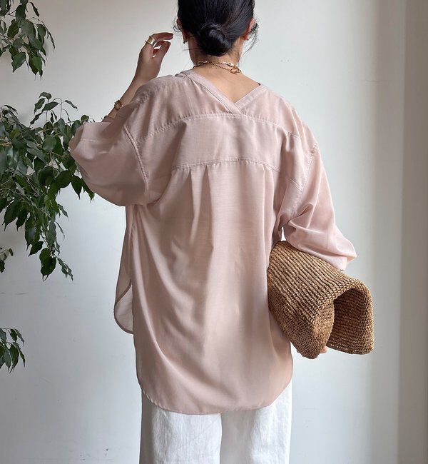  「GOLDボタンVVシャツ」|シャツ・ブラウス|