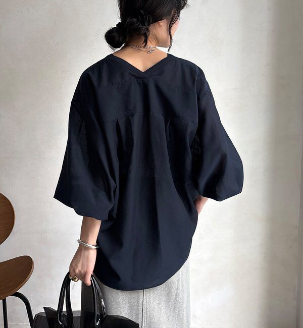  「GOLDボタンVVシャツ」|シャツ・ブラウス|