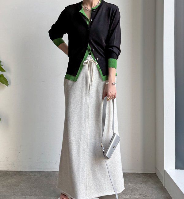  「【WEB限定】レイヤード風カーディガン」|カーディガン|