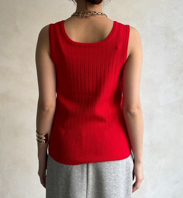  「ヘンリーネック前後2WAYニットタンク」|ニット・セーター|