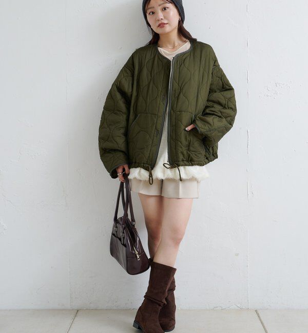  「【レザー&スエード/インソール】ルーズエンジニアブーツ」|ロングブーツ|