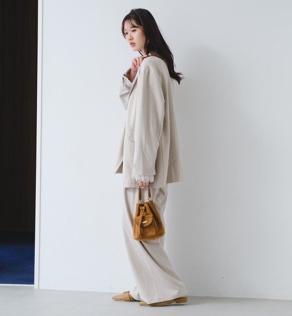  「【2026SSカタログ/4色展開】スエードミニバッグ」|トートバッグ|