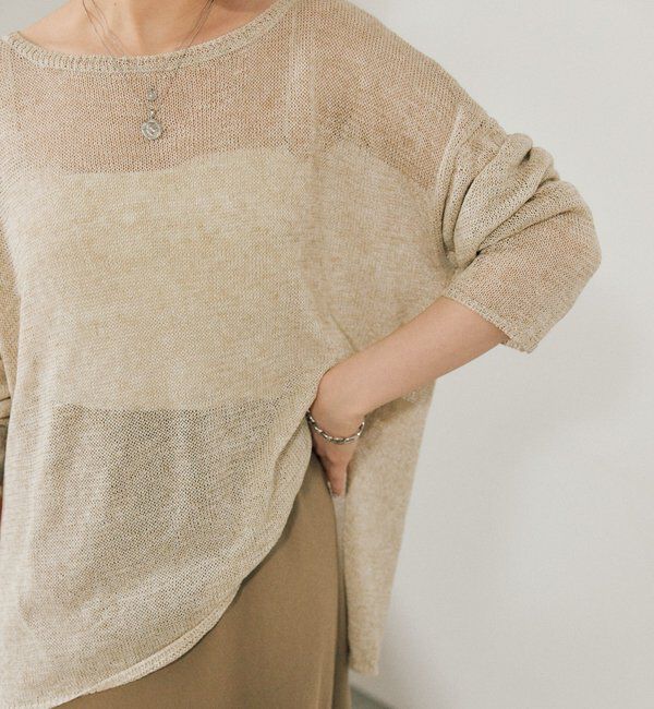  「メランジルーズニット」|ニット・セーター|