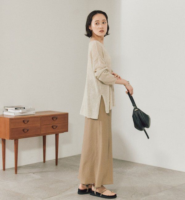  「メランジルーズニット」|ニット・セーター|