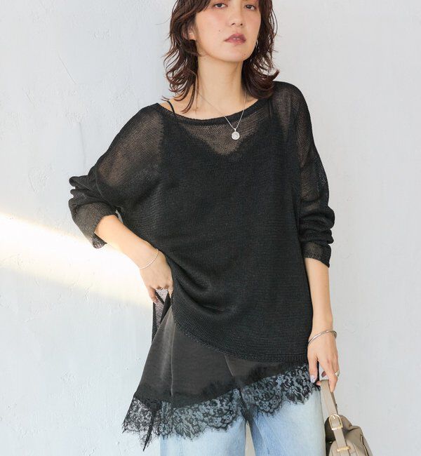  「メランジルーズニット」|ニット・セーター|