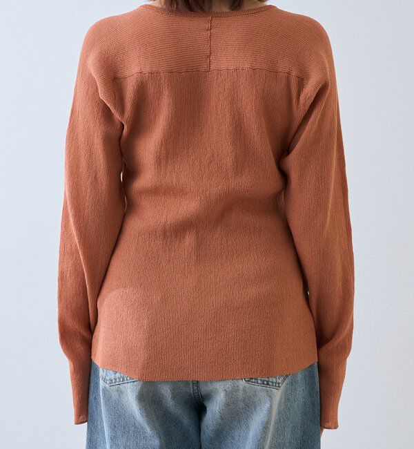  「【抜け感】ZIPリブニットカーディガン」|カーディガン|