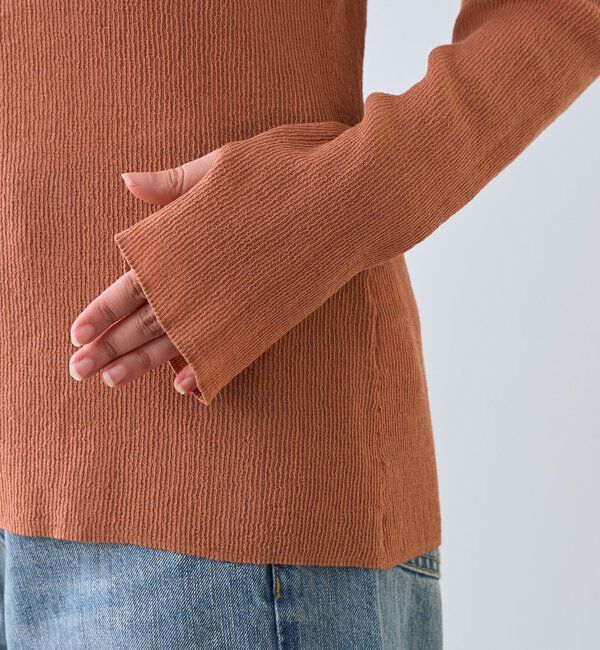  「【抜け感】ZIPリブニットカーディガン」|カーディガン|