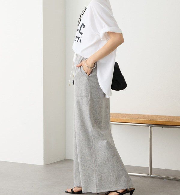 「予約【イージーな着心地】スエットロングスカート」|スカート|