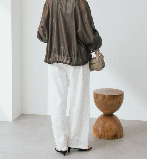  「予約【ほどよい抜け感】グロッシーシアーブルゾン」|ブルゾン・スタジャン|