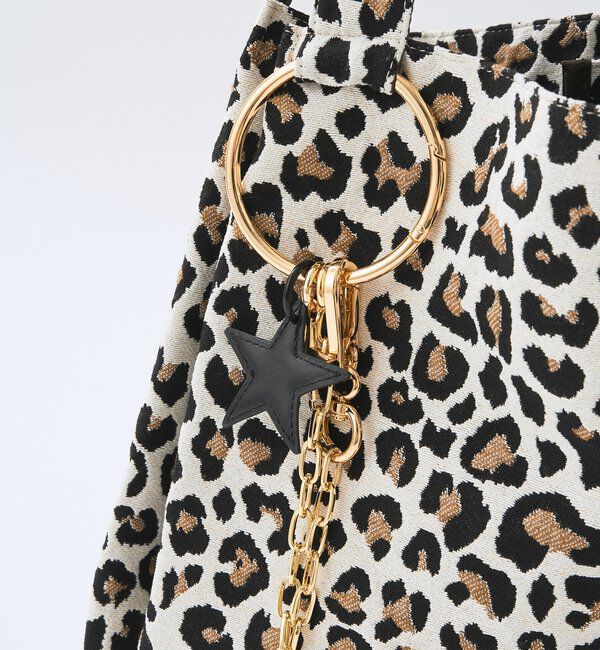  「よっし～コラボ/チャーム付きアニマルジャガードトート」|ショルダー・メッセンジャー|