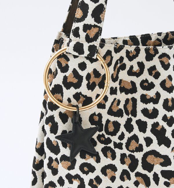  「よっし～コラボ/チャーム付きアニマルジャガードトート」|ショルダー・メッセンジャー|