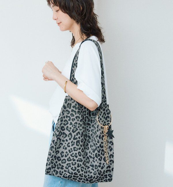  「よっし～コラボ/チャーム付きアニマルジャガードトート」|ショルダー・メッセンジャー|