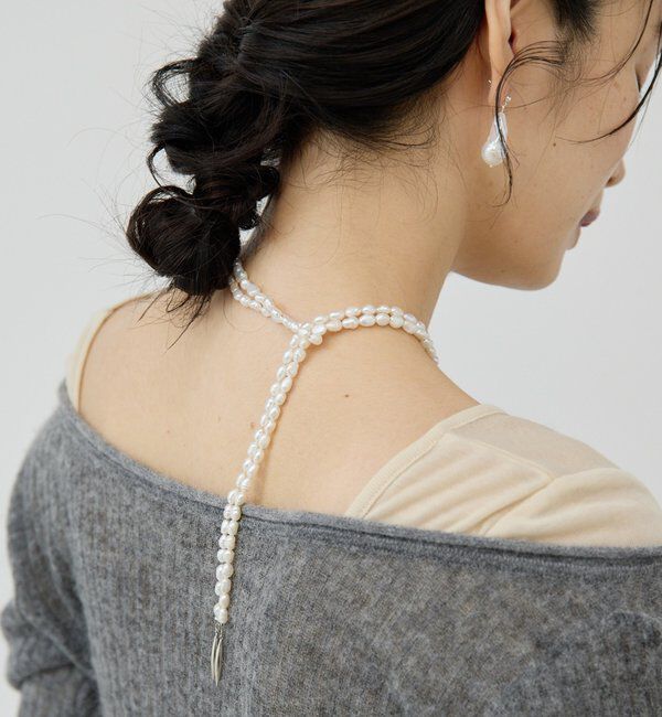  「【25th記念アイテム】【2.718】パールラリエッタネックレス」|リング|