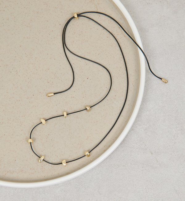  「メタルピースコードネックレス」|リング|