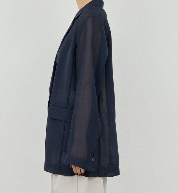  「【WEB限定】【サイズ展開あり】メッシュジャケット」|テーラードジャケット|