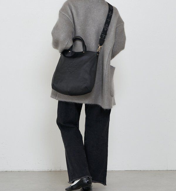  「スリム2WAYトートバッグ <エンボスモノグラム>」|トートバッグ|